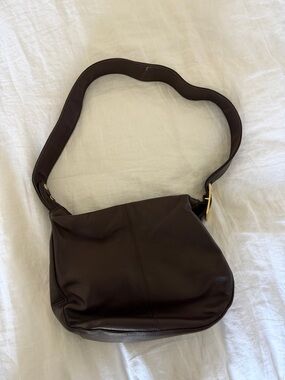 Brown Leather Shoulder Bag